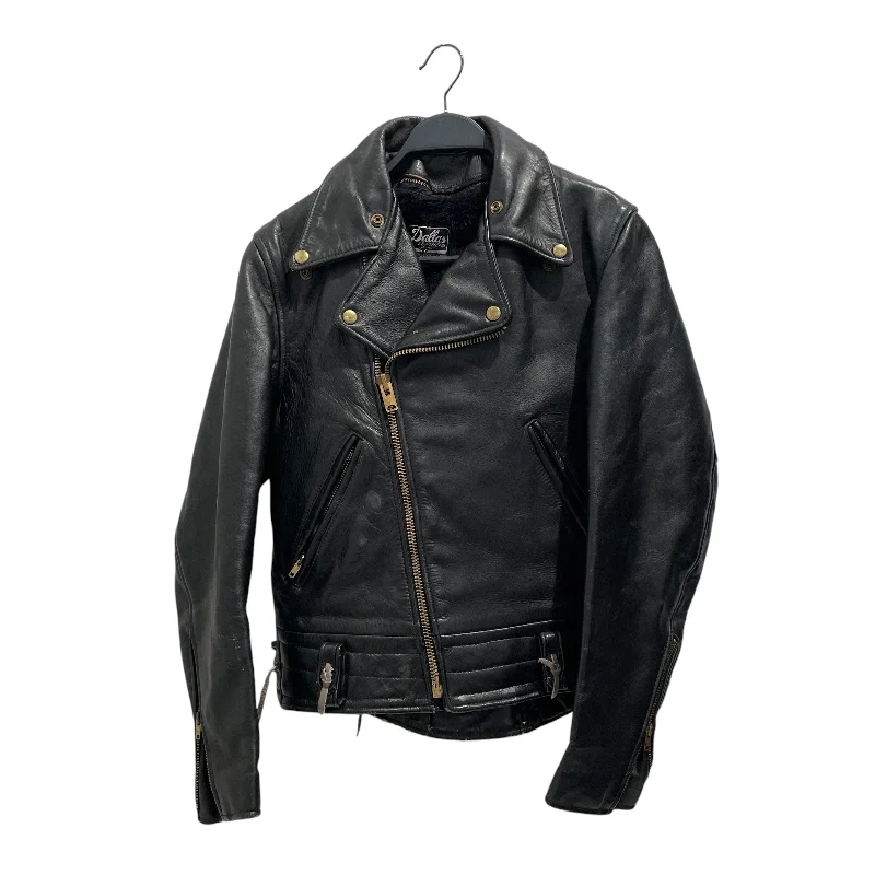 Vintage/Jacket/34/Leather/BLK/