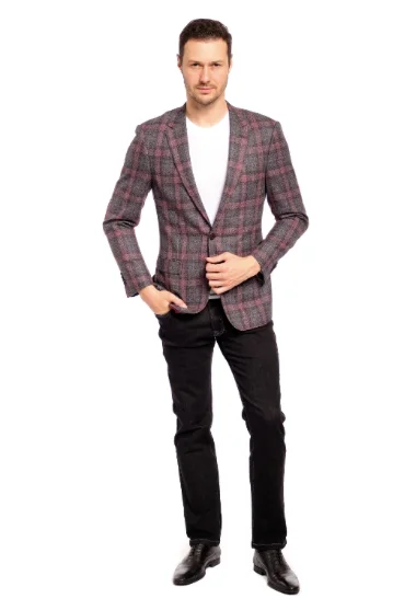 Slim Fit Flashy Fire Sport Jacket  GB-VBC-SJ-29