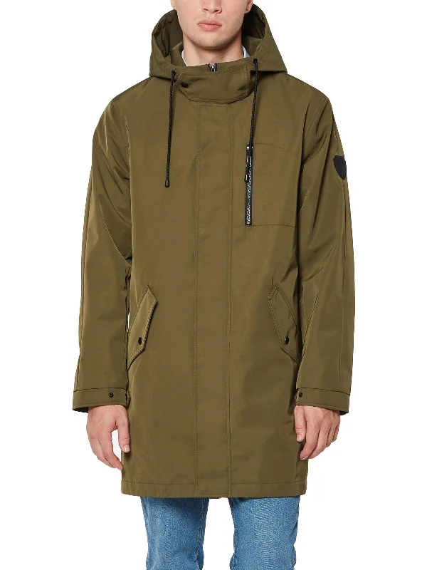 Mens Hooded Cold Weather Anorak Jacket