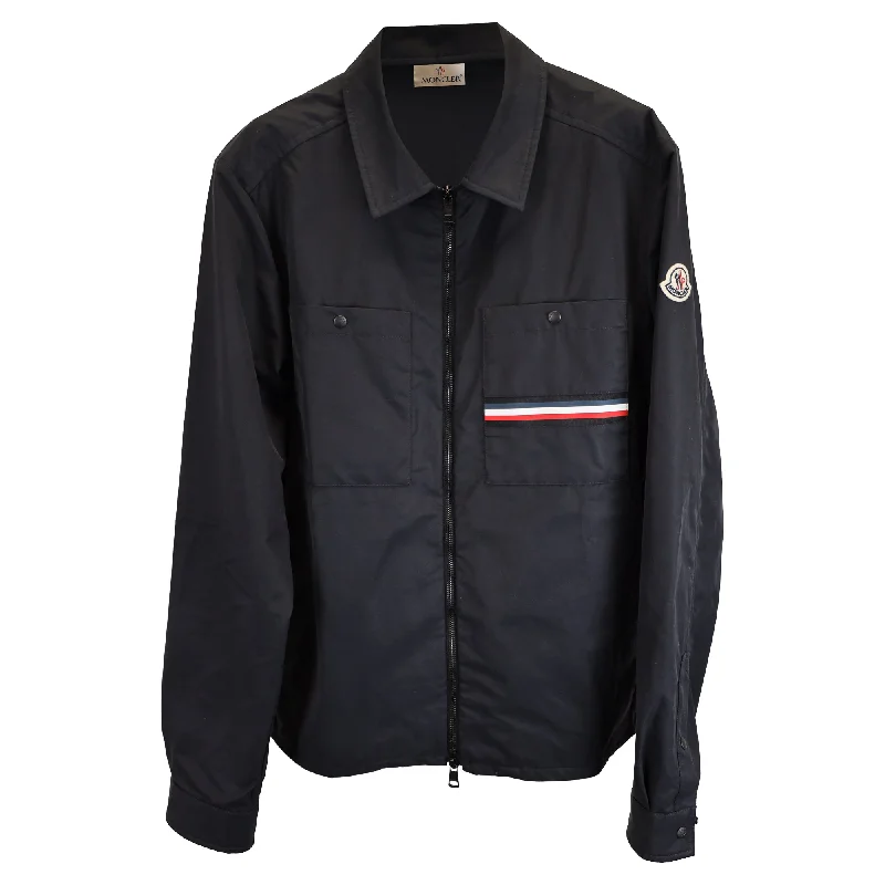 Moncler Akahito Zipped with Pockets Jacket in Black Cotton