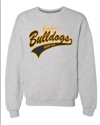 Brantford Bulldogs Grey Crewneck 2024