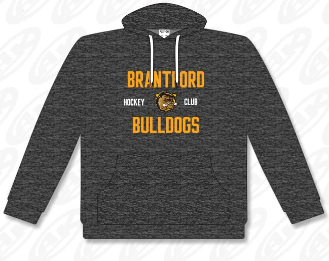 Bulldogs Grey Poly-Fleece Hoodie