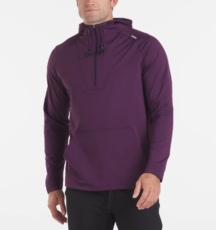 Crossover Half-Zip Hoodie