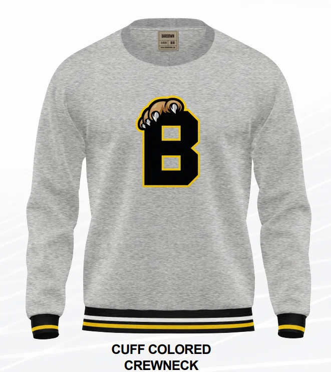 Cuff Colored Crewneck