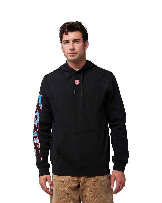 Emotion Blast Fleece Pullover Hoodie in Black