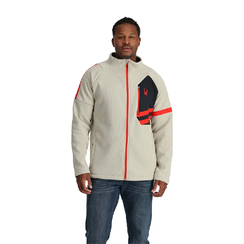 Mens Wengen Bandit Full Zip - Sandstorm