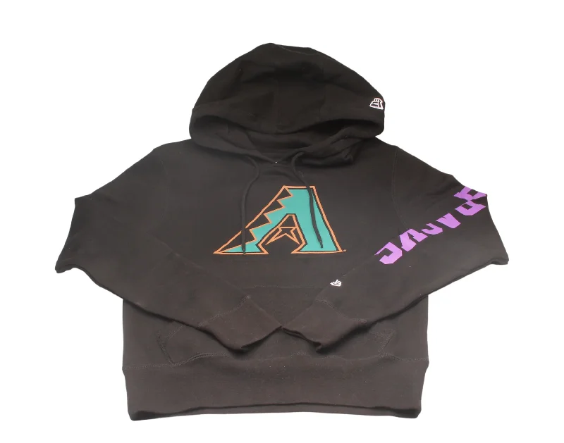 New Era MLB Arizona Diamondbacks 2001 WS Patch Up Black Men's Hoodie 12879560