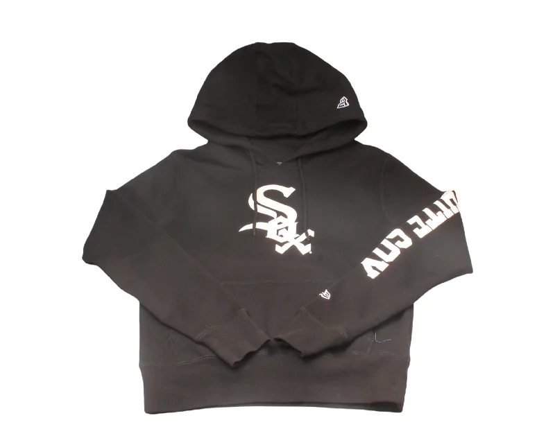 New Era MLB Chicago White Sox 2005 WS Patch Up Black Men's Hoodie 12879541