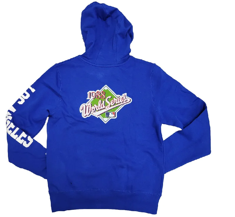 New Era MLB Los Angeles Dodgers 1988 WS Patch Up Blue Men's Hoodie 12879509