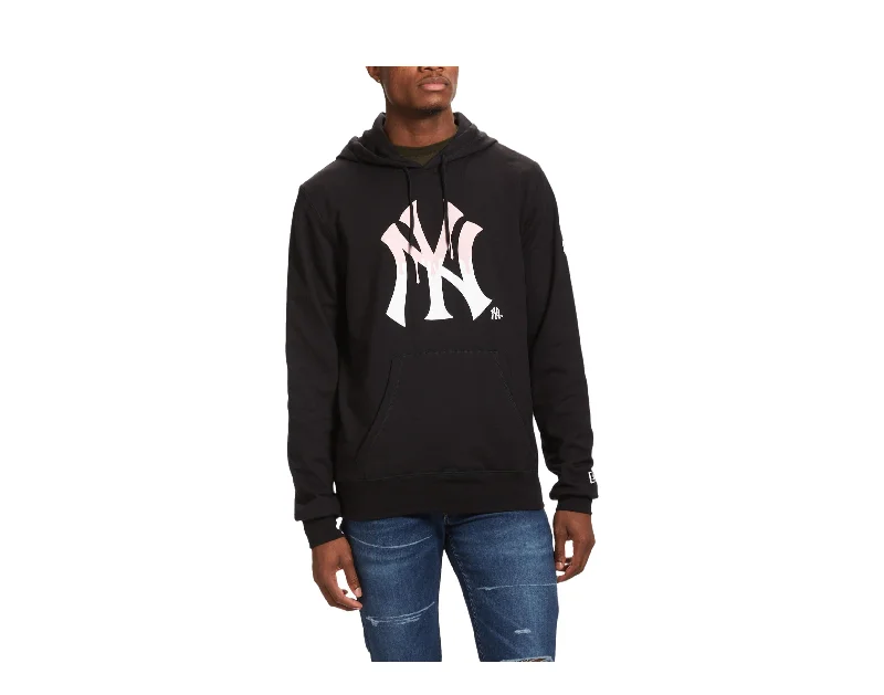 New Era MLB New York Yankees Team Drip WS Black/Pink Hoodie 12872585