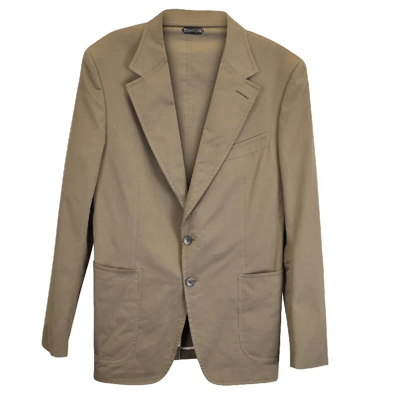 Tom Ford Blazer in Green Cotton