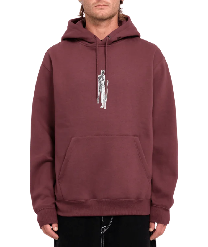 Watanite Pullover Hoodie in Merlot