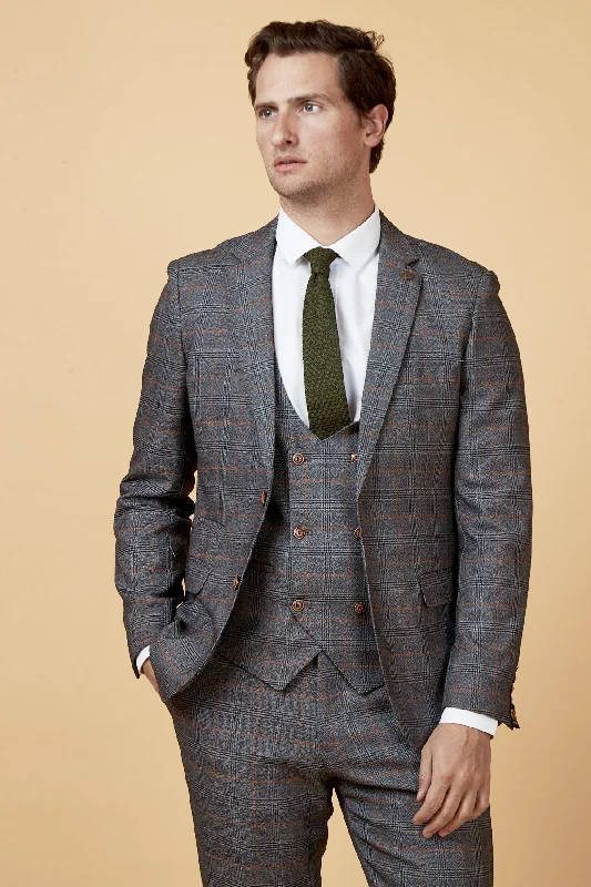 JENSON - Grey Check Blazer