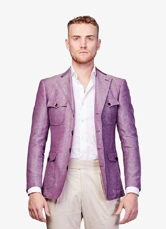 Purple Linen Jacket