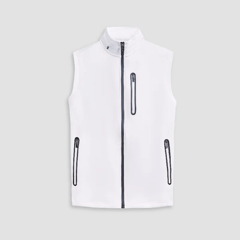 Soft Touch Performance Vest With Stow-Away Hood