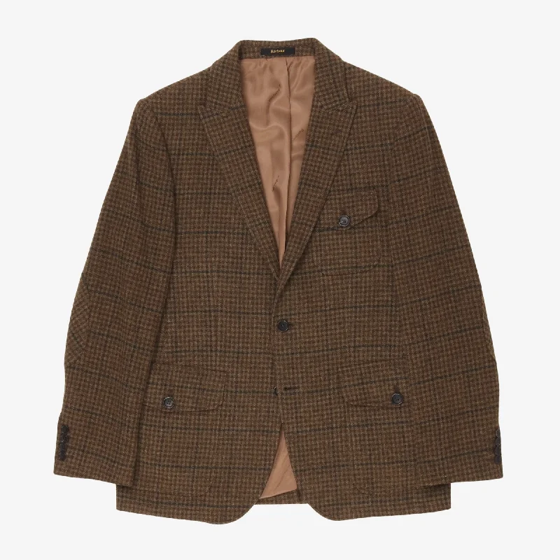 Wool Check Blazer