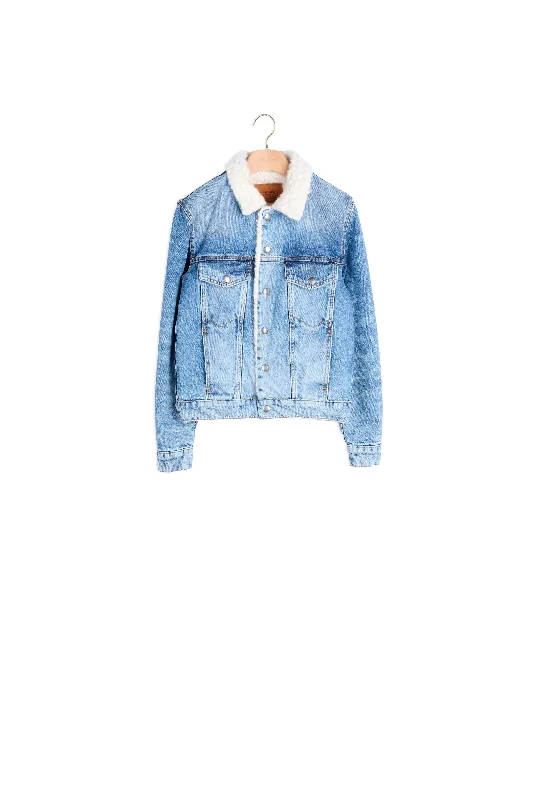 Veste en jean, intérieur faux mouton