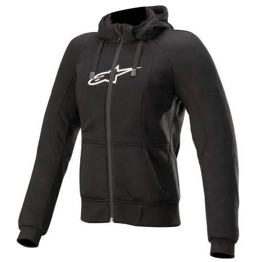 SWEAT MOTO ALPINESTARS STELLA CHROME SPORT NOIR