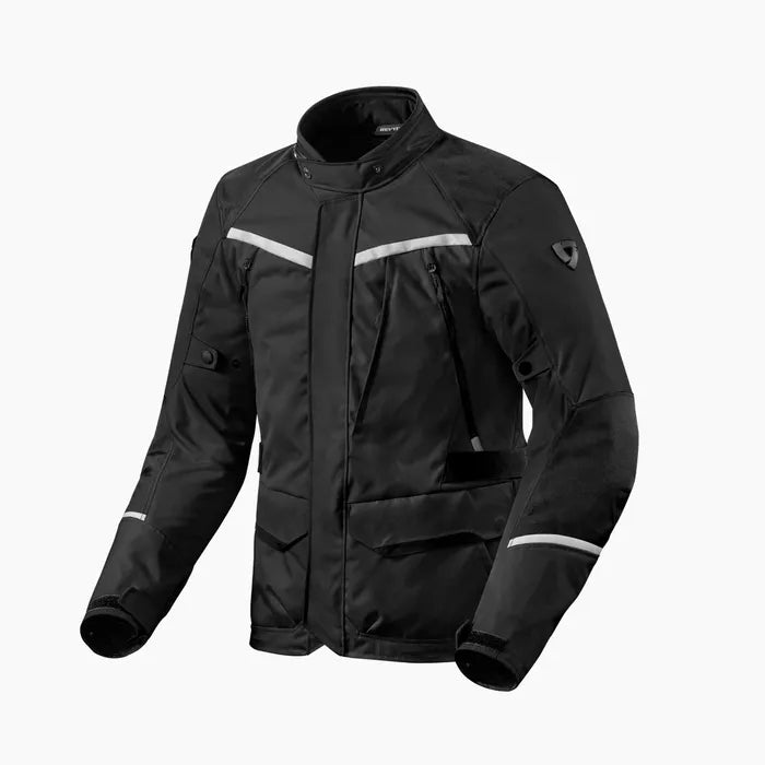 VESTE  REV'IT VOLTIAC 3 BLACK ARGENT