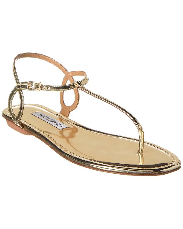 Elastic - Strap Women's Sandals with a Padded Toe in Teal for Easy On - and - OffAquazzura Almost Bare Leather Sandal Elastic - Strap Women's Sandals with a Padded Toe in Teal for Easy On - and - OffAquazzura Almost Bare Leather Sandal