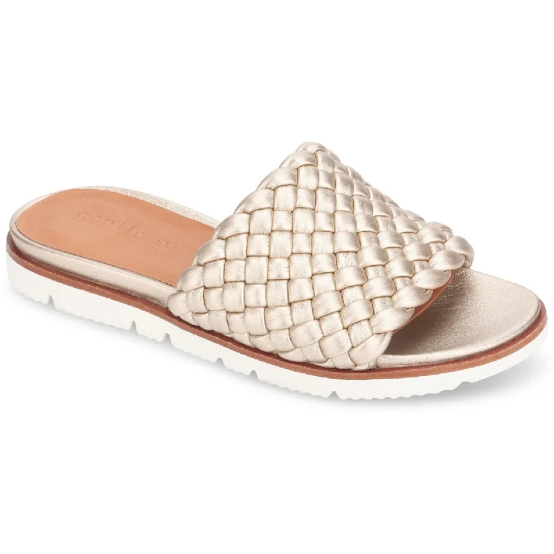 Women's Ankle - Strap Sandals with a Block Heel in Red for a Sophisticated StyleGentle Souls by Kenneth Cole Womens Lavern Lite Braid Faux Leather Thong Sandals Women's Ankle - Strap Sandals with a Block Heel in Red for a Sophisticated StyleGentle Souls by Kenneth Cole Womens Lavern Lite Braid Faux Leather Thong Sandals