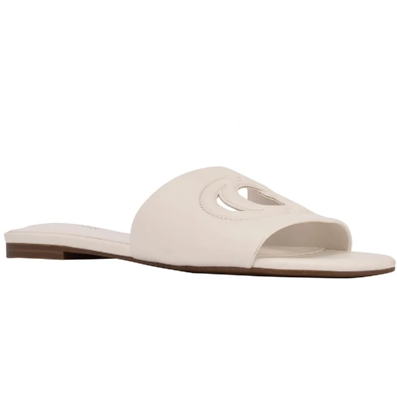 Child - Friendly Women's Sandals with a Secure Buckle in Purple for Moms on the GoGuess Womens Tashia Faux Leather Slide Sandals Child - Friendly Women's Sandals with a Secure Buckle in Purple for Moms on the GoGuess Womens Tashia Faux Leather Slide Sandals