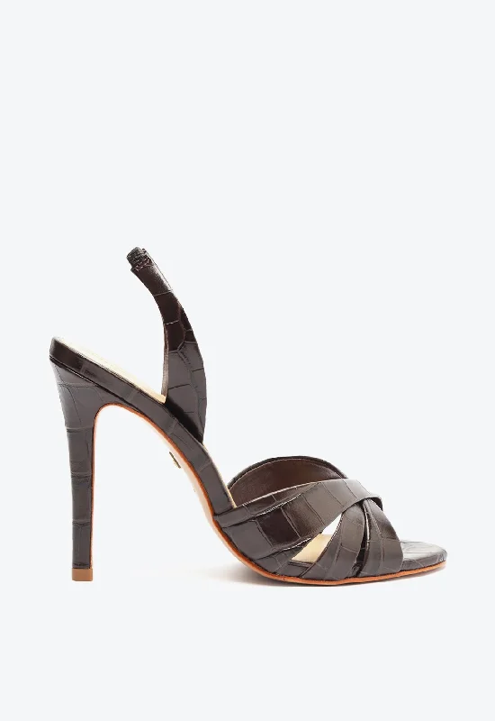 Women's Leather - Strapped Sandals with a Braided Detail in Brown for a Rustic AppealKeefa Sling Leather Sandal Women's Leather - Strapped Sandals with a Braided Detail in Brown for a Rustic AppealKeefa Sling Leather Sandal