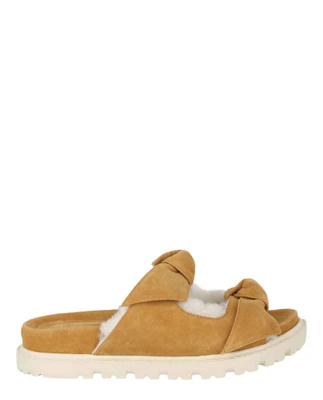 Women's Sandals with a Glitter - Coated Strap in Gold for a Sparkly Summer OutfitLolita Slides Women's Sandals with a Glitter - Coated Strap in Gold for a Sparkly Summer OutfitLolita Slides