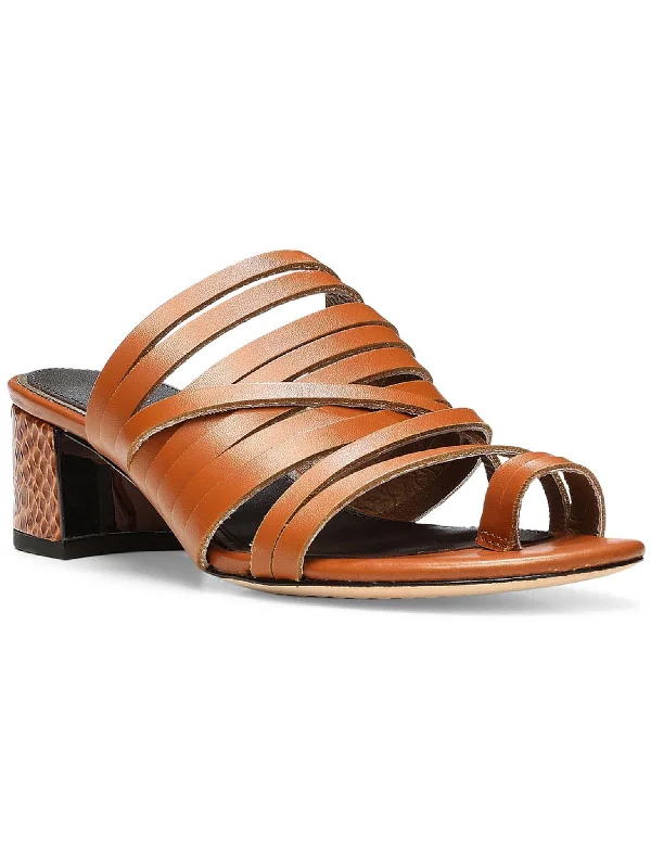 Shock - Absorbing Women's Sandals with a Soft Insole in Black for Active LifestylesMarlow Womens Leather Strappy Block Heel Shock - Absorbing Women's Sandals with a Soft Insole in Black for Active LifestylesMarlow Womens Leather Strappy Block Heel