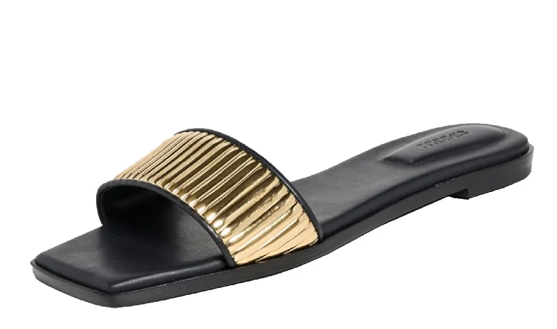 Women's Cork - Soled Espadrille Sandals with a Rope - Trimmed Upper in Navy for a Summer VibeSIMKHAI Women's Carter Flat Sandals, Black Gold Shoes Women's Cork - Soled Espadrille Sandals with a Rope - Trimmed Upper in Navy for a Summer VibeSIMKHAI Women's Carter Flat Sandals, Black Gold Shoes
