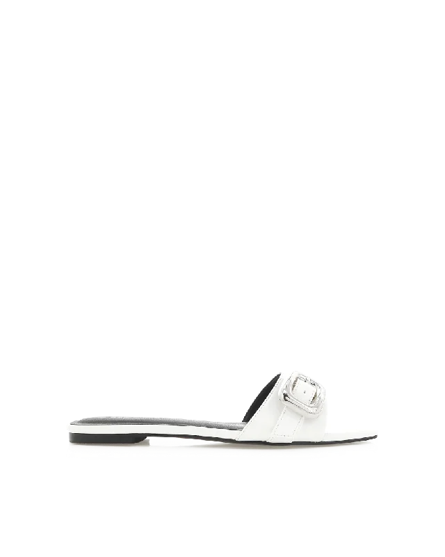 Women's Rhinestone - Embellished Open - Toe Sandals in Silver for a Glamorous Party LookTALYA - WHITE SHINE Women's Rhinestone - Embellished Open - Toe Sandals in Silver for a Glamorous Party LookTALYA - WHITE SHINE