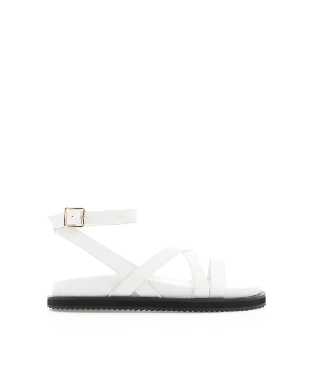Women's Thong Sandals with a Beaded Design in Multicolor for a Beachy AestheticTULSI - WHITE Women's Thong Sandals with a Beaded Design in Multicolor for a Beachy AestheticTULSI - WHITE