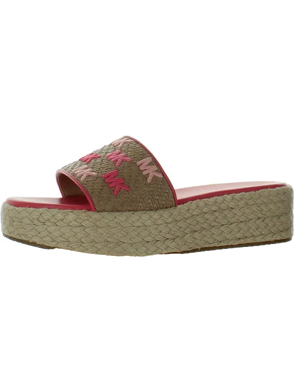 Women's Ankle - Strap Sandals with a Block Heel in Red for a Sophisticated StyleWomens Slip On Open Toe Slide Sandals Women's Ankle - Strap Sandals with a Block Heel in Red for a Sophisticated StyleWomens Slip On Open Toe Slide Sandals