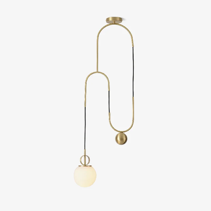 Small Chandeliers for Compact RoomsGlass Ball Pendant Lamp