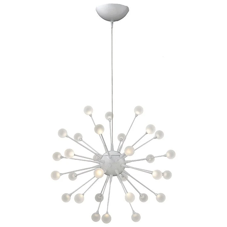 Impulse Thirty-Light Single-Tier LED Chandelier
