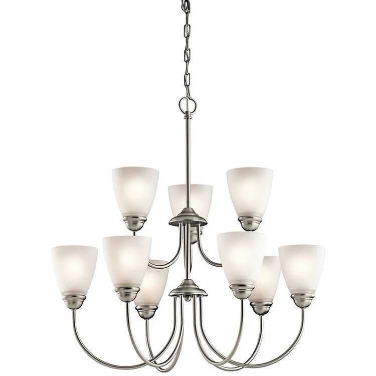 Jolie Nine-Light Two-Tier Chandelier