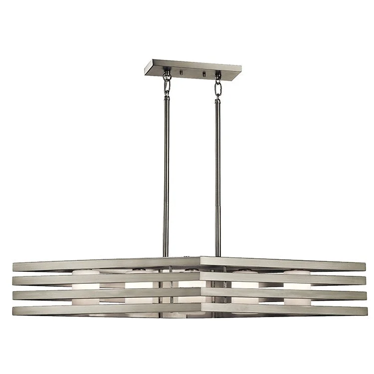 Realta Five-Light Halogen Linear Chandelier