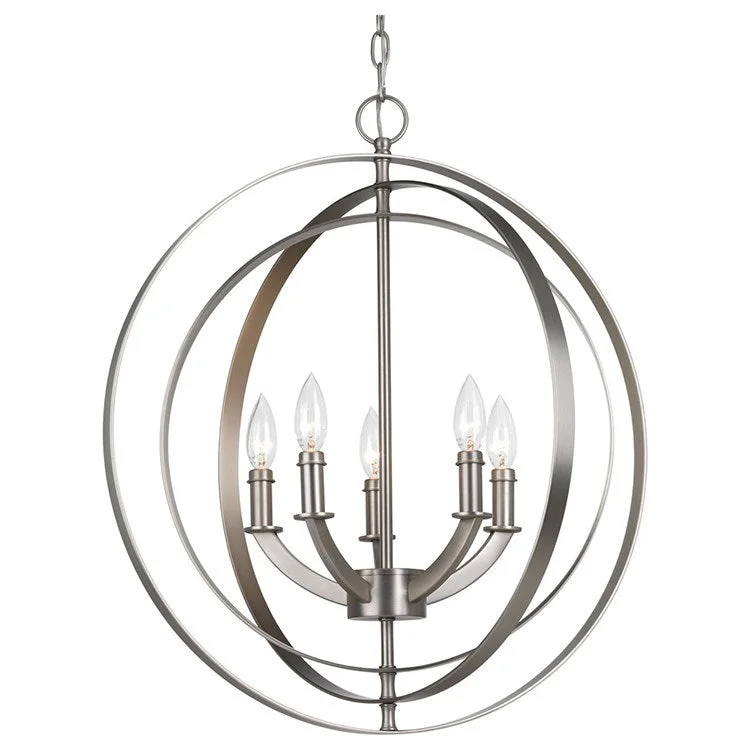 Rustic Wood Chandeliers for Country - Style HousesEquinox Five-Light Hall/Foyer Pendant Light