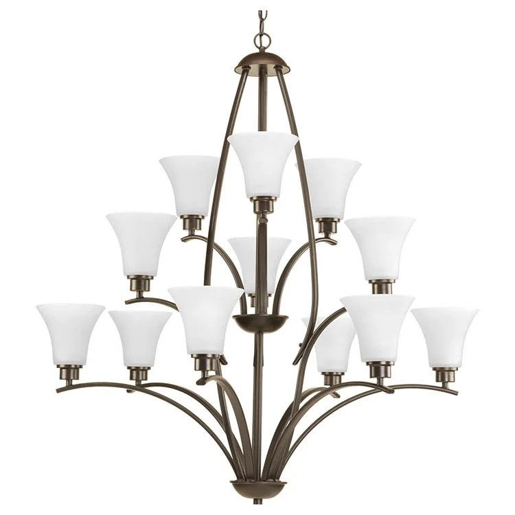 Joy Twelve-Light, Three-Tier Chandelier