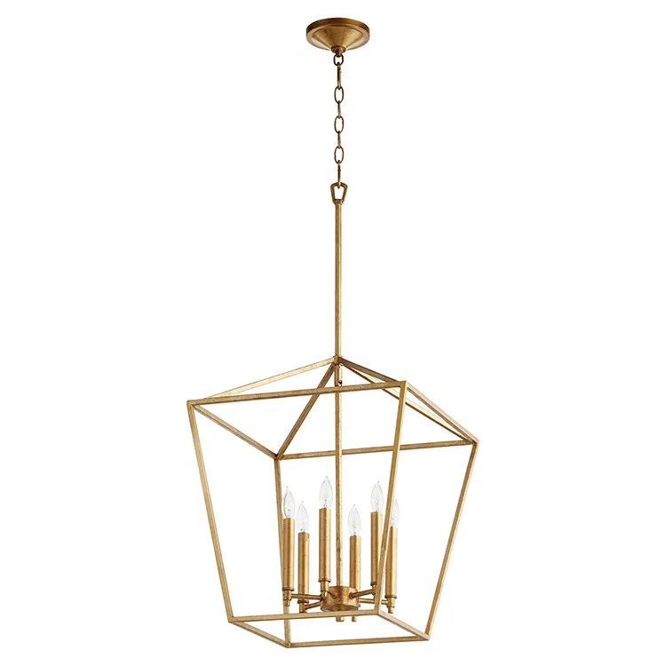 Chandeliers with Adjustable Arms for Directional LightingGabriel Six-Light Foyer Pendant