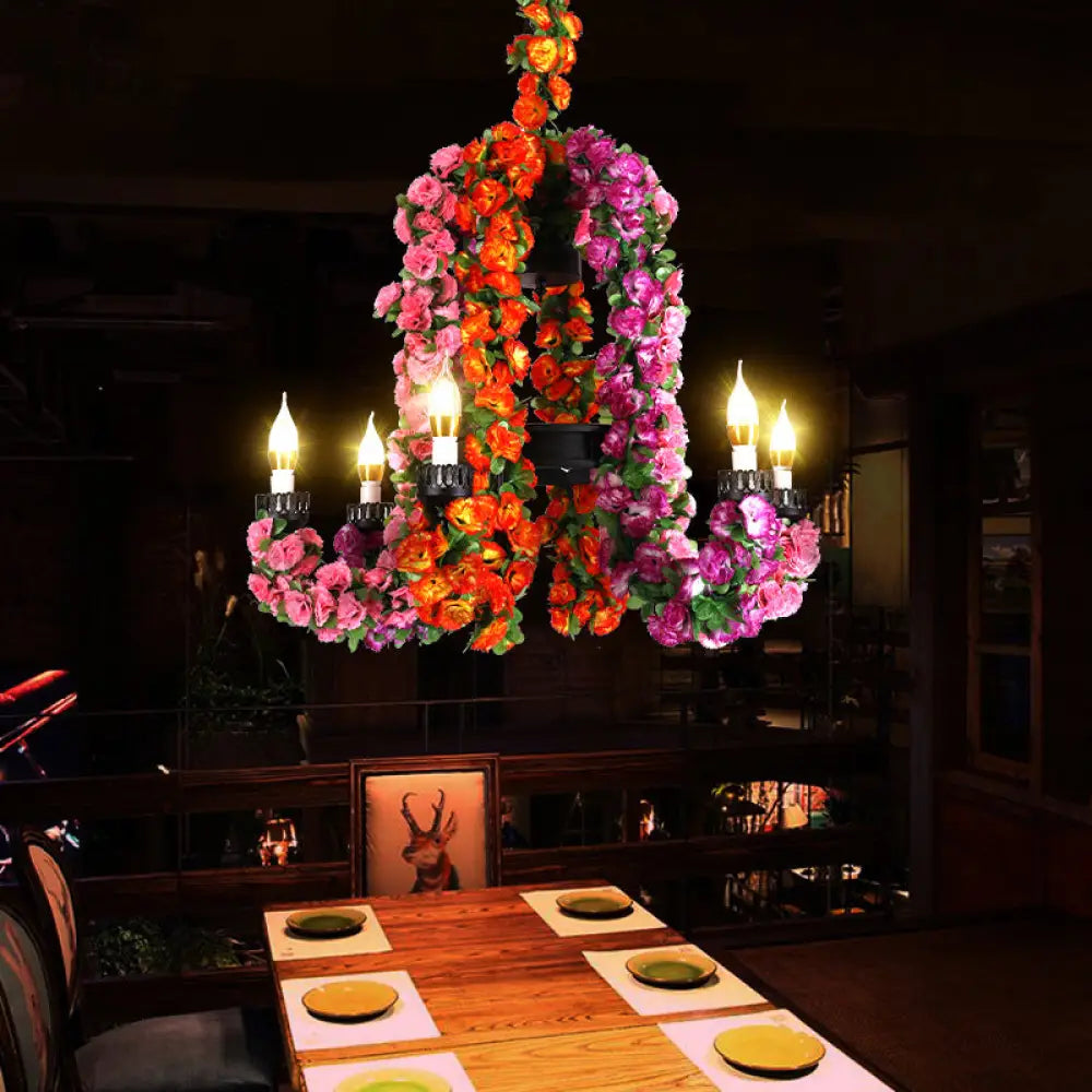 Chandeliers with Clear Crystal for a Sparkling EffectChandeliers with Clear Crystal for a Sparkling Effect6-Head Metal Hanging Light Kit: Purple Curved Arm Chandelier with Flower Decoration - Industrial Restaurant Lighting Chandeliers with Clear Crystal for a Sparkling EffectChandeliers with Clear Crystal for a Sparkling Effect6-Head Metal Hanging Light Kit: Purple Curved Arm Chandelier with Flower Decoration - Industrial Restaurant Lighting