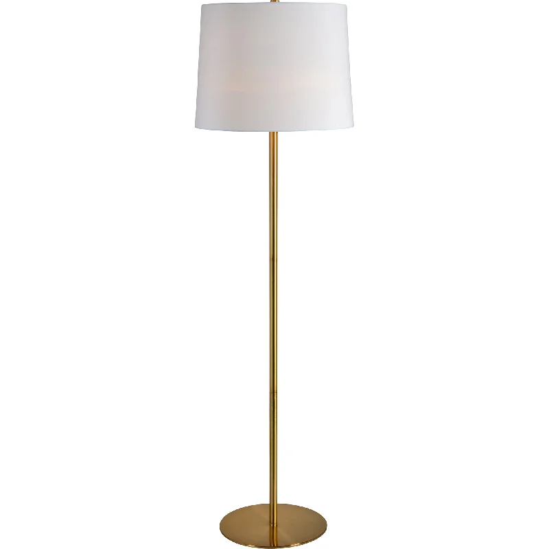 Modern Minimalist Floor Lamp for Contemporary Living RoomsAddison Brass Floor Lamp