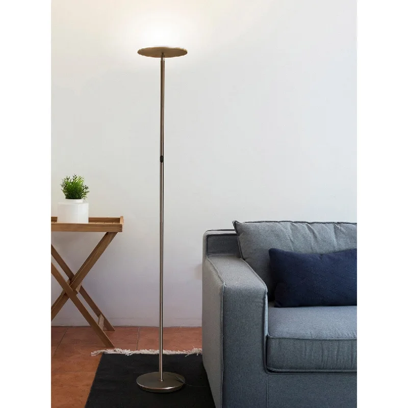 Marble Base Floor Lamp for a Touch of LuxuryBrightech Sky Flux 67 in. Brushed Nickel Industrial Dimmable and Color Temperature Adjustable LED Floor Lamp Marble Base Floor Lamp for a Touch of LuxuryBrightech Sky Flux 67 in. Brushed Nickel Industrial Dimmable and Color Temperature Adjustable LED Floor Lamp