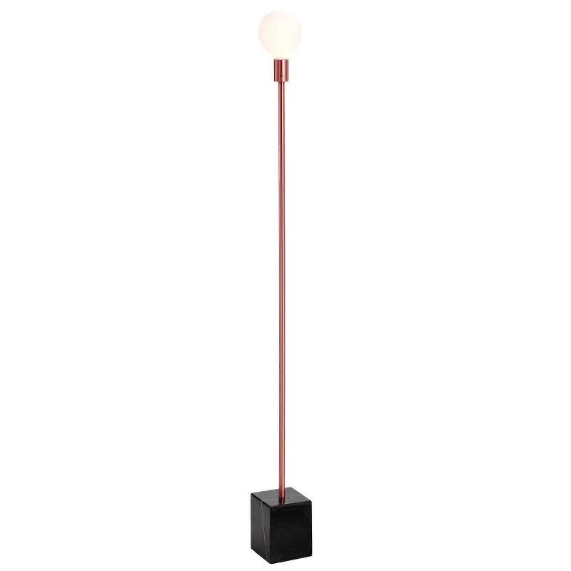 Glass Floor Lamp with Frosted Shades for Soft Diffused LightMarble Floor Lamp Cl1180F-Rg black Glass Floor Lamp with Frosted Shades for Soft Diffused LightMarble Floor Lamp Cl1180F-Rg black