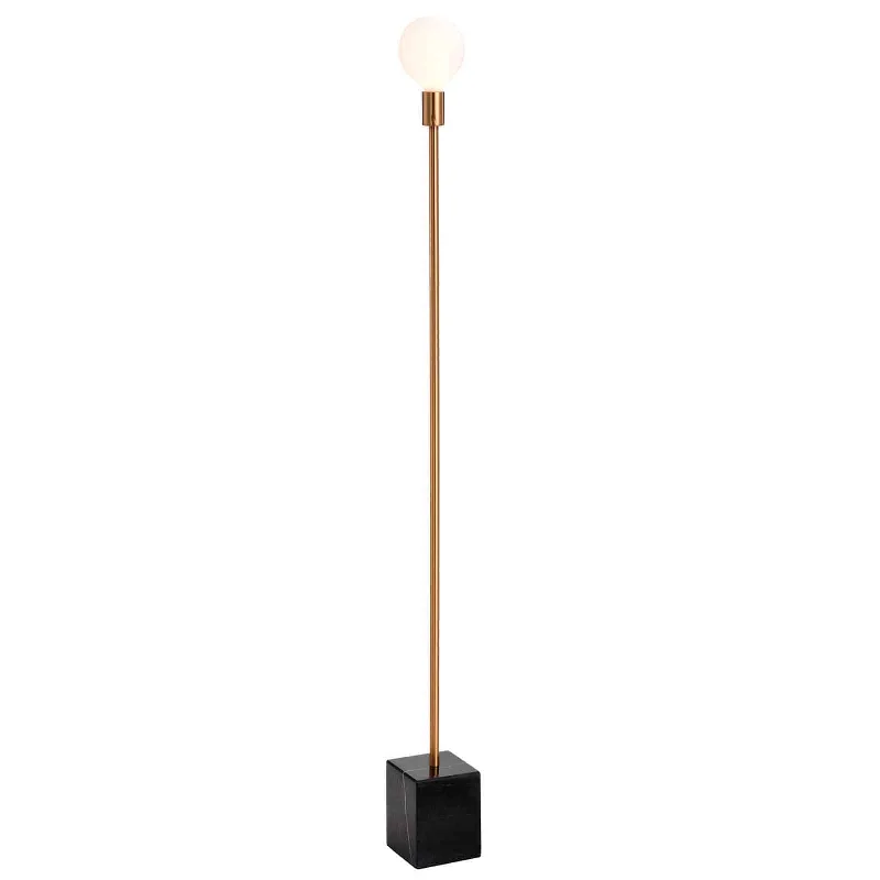 Glass Floor Lamp with Frosted Shades for Soft Diffused LightMarble Floor Lamp Cl1180F-G Glass Floor Lamp with Frosted Shades for Soft Diffused LightMarble Floor Lamp Cl1180F-G