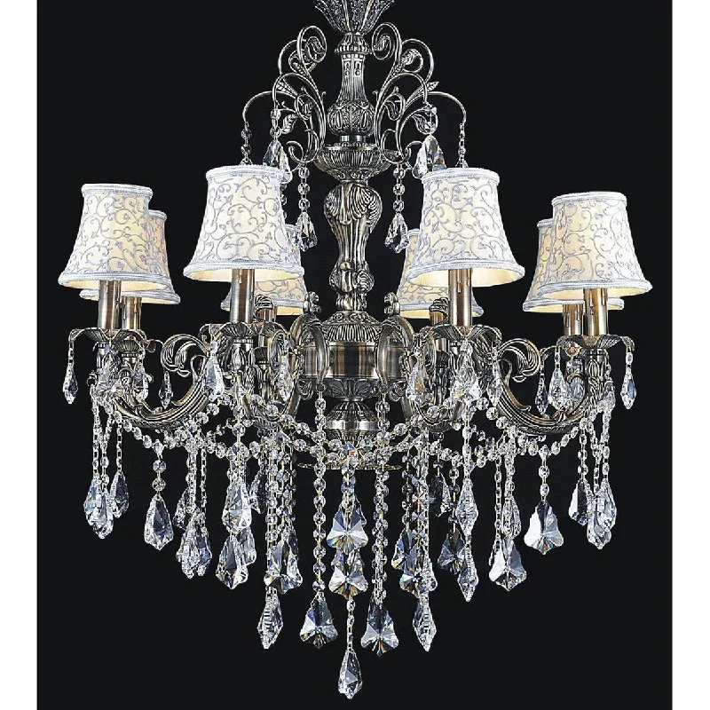 Ceiling - Mounted Chandeliers for Standard CeilingsCeiling - Mounted Chandeliers for Standard CeilingsGiuseppe Lighting 8 Eight Light Chandelier Brass Antique Brass - Exact Size Ceiling - Mounted Chandeliers for Standard CeilingsCeiling - Mounted Chandeliers for Standard CeilingsGiuseppe Lighting 8 Eight Light Chandelier Brass Antique Brass - Exact Size