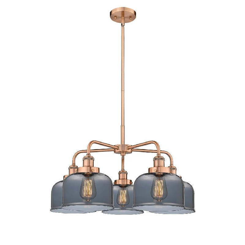 Chandeliers with Adjustable Arms for Directional LightingChandeliers with Adjustable Arms for Directional LightingInnovations Downtown Urban 916-5CR-AC-G73 Chandelier Light - Antique Copper