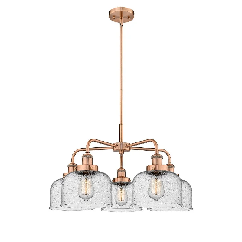 Modern Crystal Chandeliers for Contemporary HomesModern Crystal Chandeliers for Contemporary HomesInnovations Downtown Urban 916-5CR-AC-G74 Chandelier Light - Antique Copper