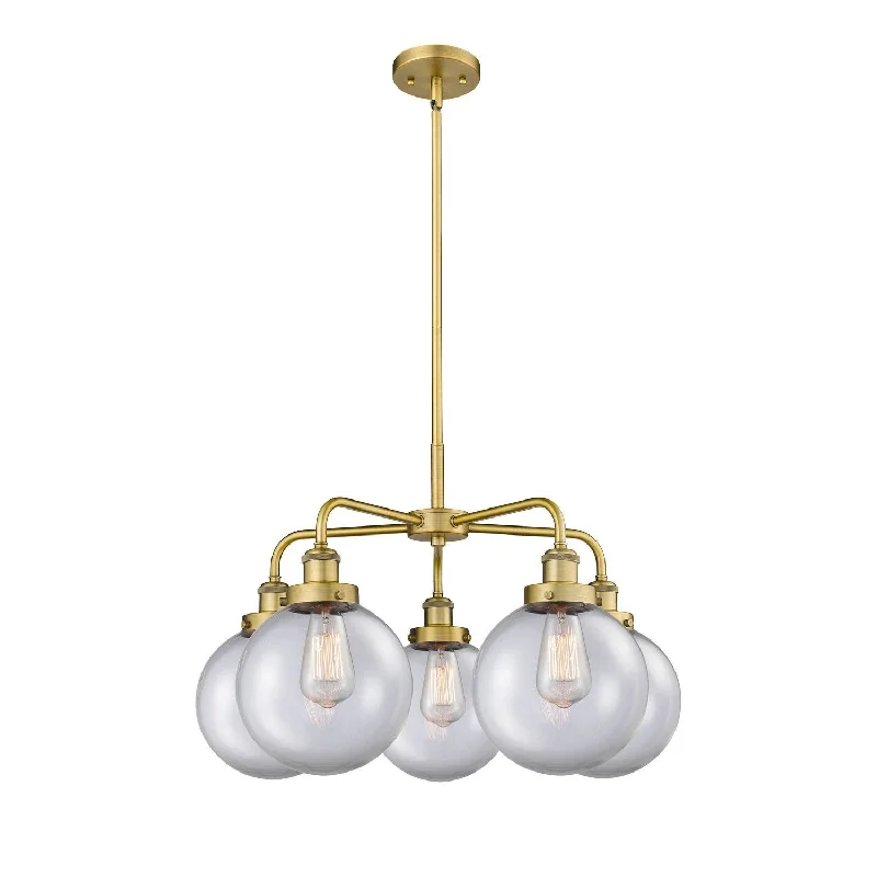 Oversized Chandeliers as a Statement Piece in Living RoomsOversized Chandeliers as a Statement Piece in Living RoomsInnovations Downtown Urban 916-5CR-BB-G202-8 Chandelier Light - Brushed Brass