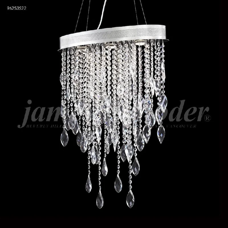 Chandeliers with Murano Glass for a High - End Artistic TouchChandeliers with Murano Glass for a High - End Artistic TouchJames R. Moder 96253S22 Three Light Chandelier Crystal Silver - One Size Chandeliers with Murano Glass for a High - End Artistic TouchChandeliers with Murano Glass for a High - End Artistic TouchJames R. Moder 96253S22 Three Light Chandelier Crystal Silver - One Size
